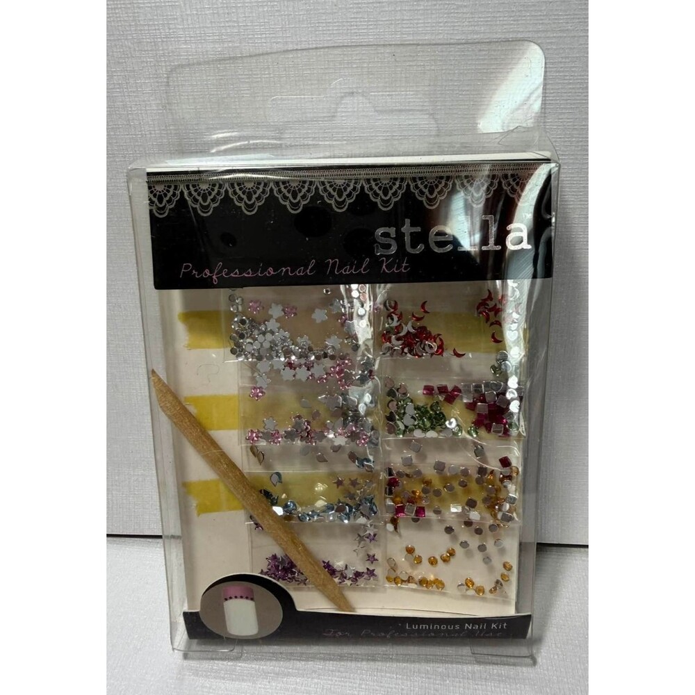 Stella Luminous Nail Kit – Clear Spangle Set